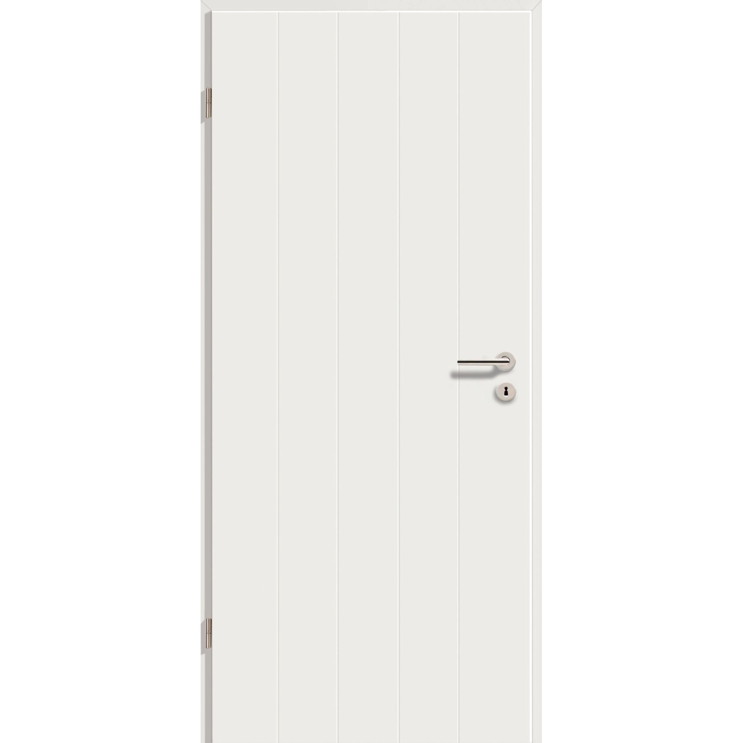 GetaDoor Zimmertür Catro Line Soft Typ 7504 Weiß 198,5 cm x 86 cm DIN L