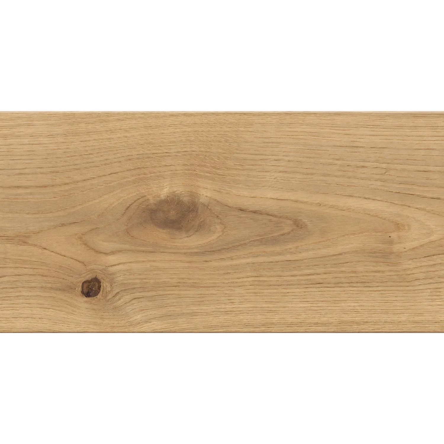 Helle Landhausdiele aus Eiche mit strukturierter Oberfläche und Öl/Wachs Finish.