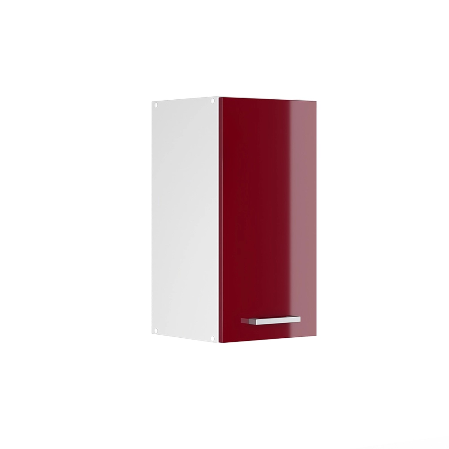 Vicco Hängeschrank R-Line Hängender Küchenschrank Bordeaux Hochglanz/Weiß 30 cm