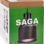Verpackung des grauen Venso E27 Lampenschirms SAGA für Pflanzenlampen.