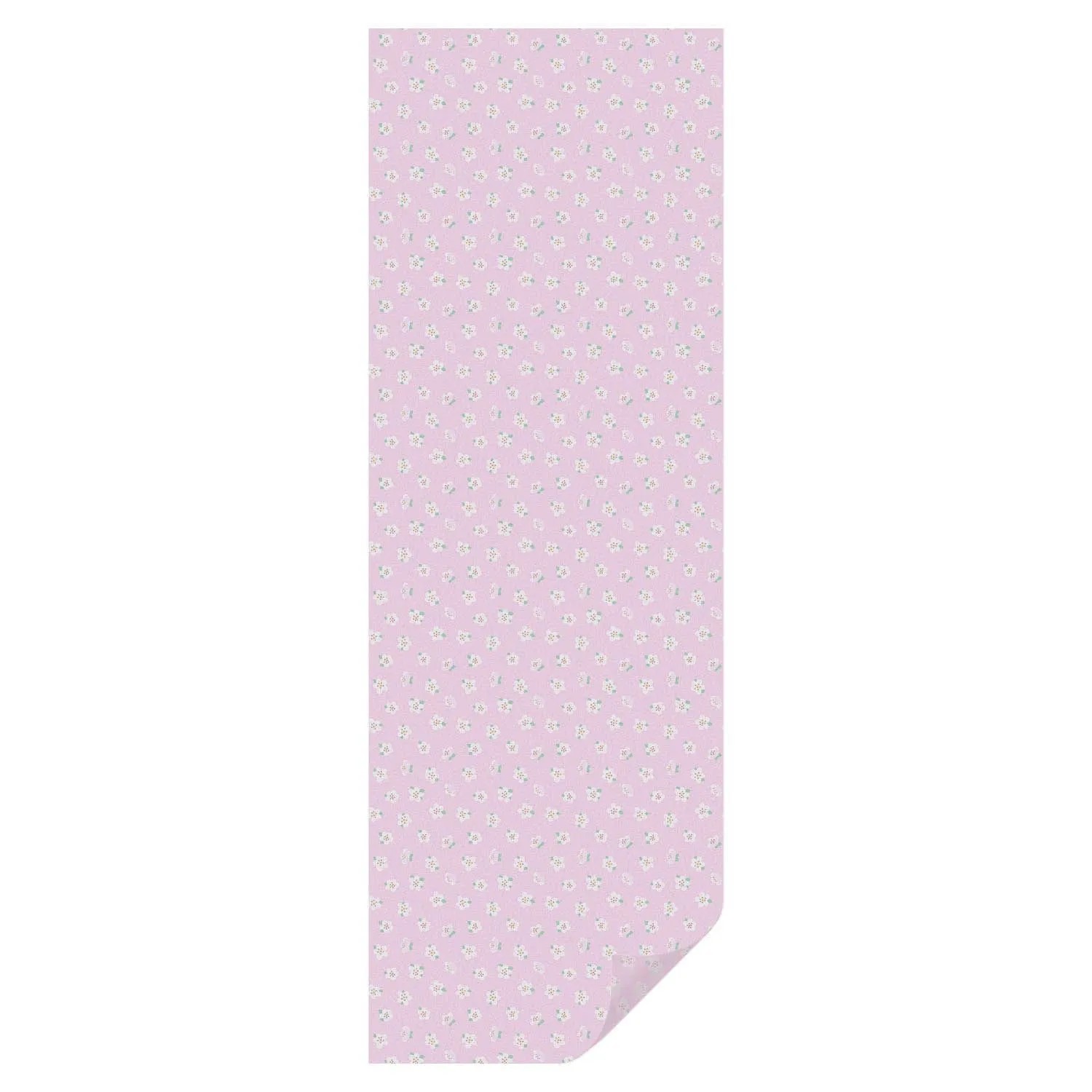 Tulup Buntglasfolie Blumenmuster Fensterfolie Buntglas Optik 50x146 cm Rosa günstig online kaufen