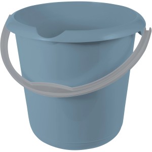 Keeeper Eimer Mika, Nordic Blue, 10 Liter, mit Ausguss. Praktischer Putzeimer für Haushalt & Garten.