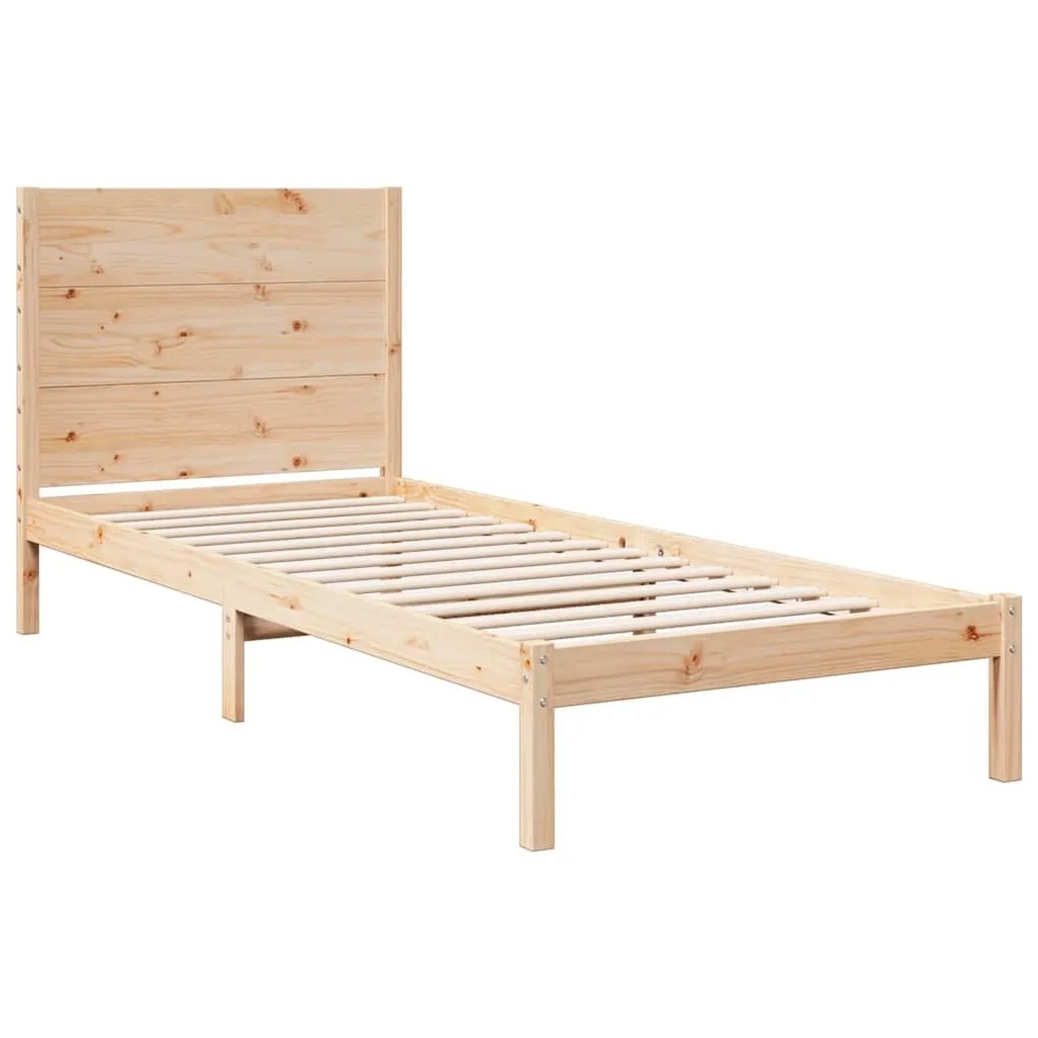 vidaXL Massivholzbett Extra Lang ohne Matratze 90x210 cm 3309267 günstig online kaufen