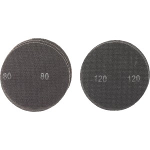 Einhell by kwb Schleifgitter-Set, 5-teilig, für Trockenbauschleifer Ø 225mm, Körnung 80 und 120.