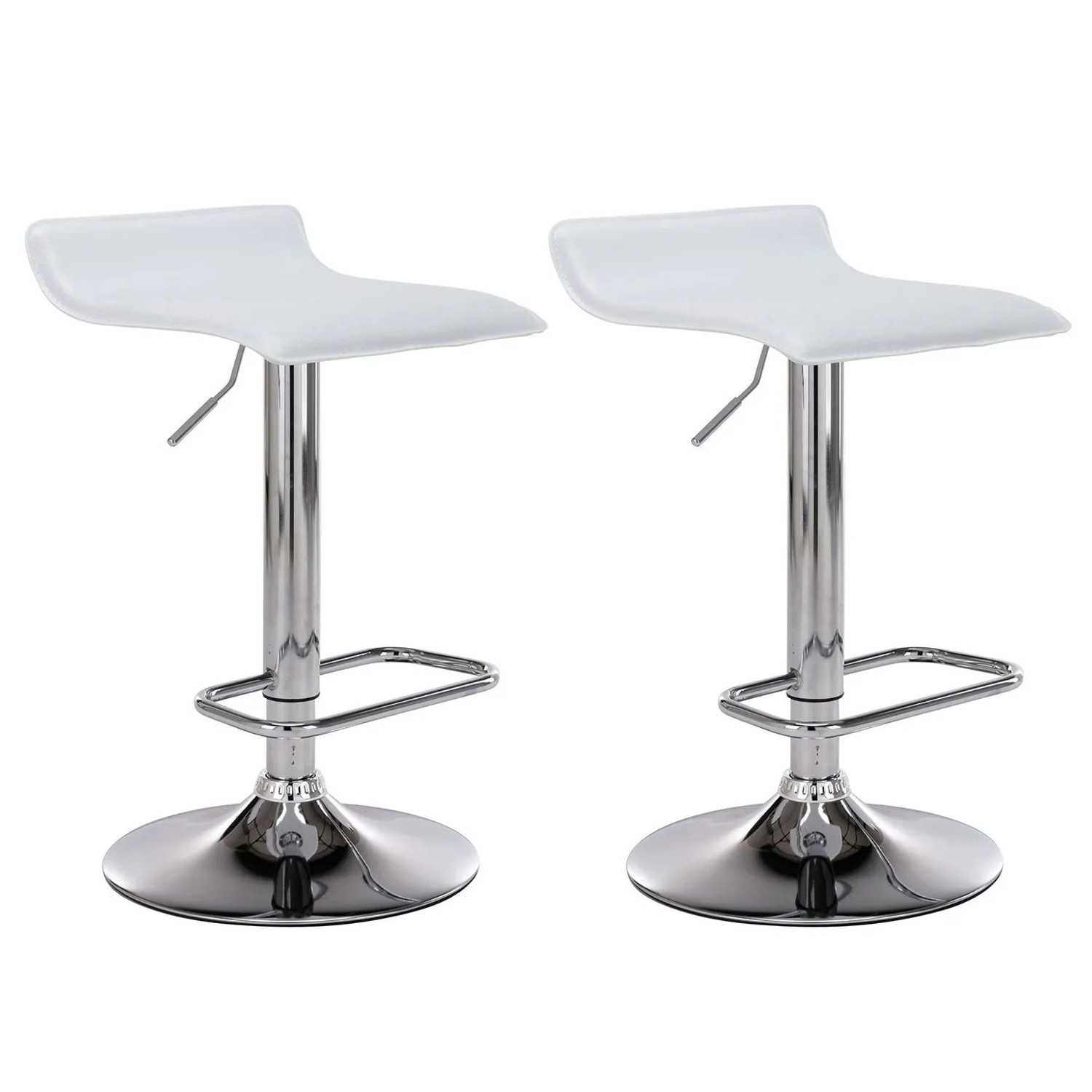 CLP 2er Set Barhocker Dyn Weiß