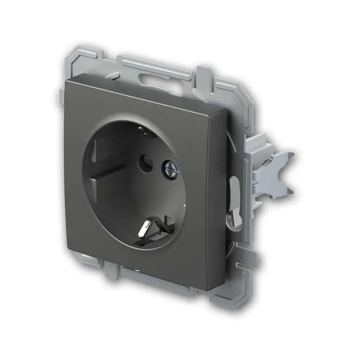 TEM LOGIQ Steckdose Anthrazit 250V16A ohne Rahmen
