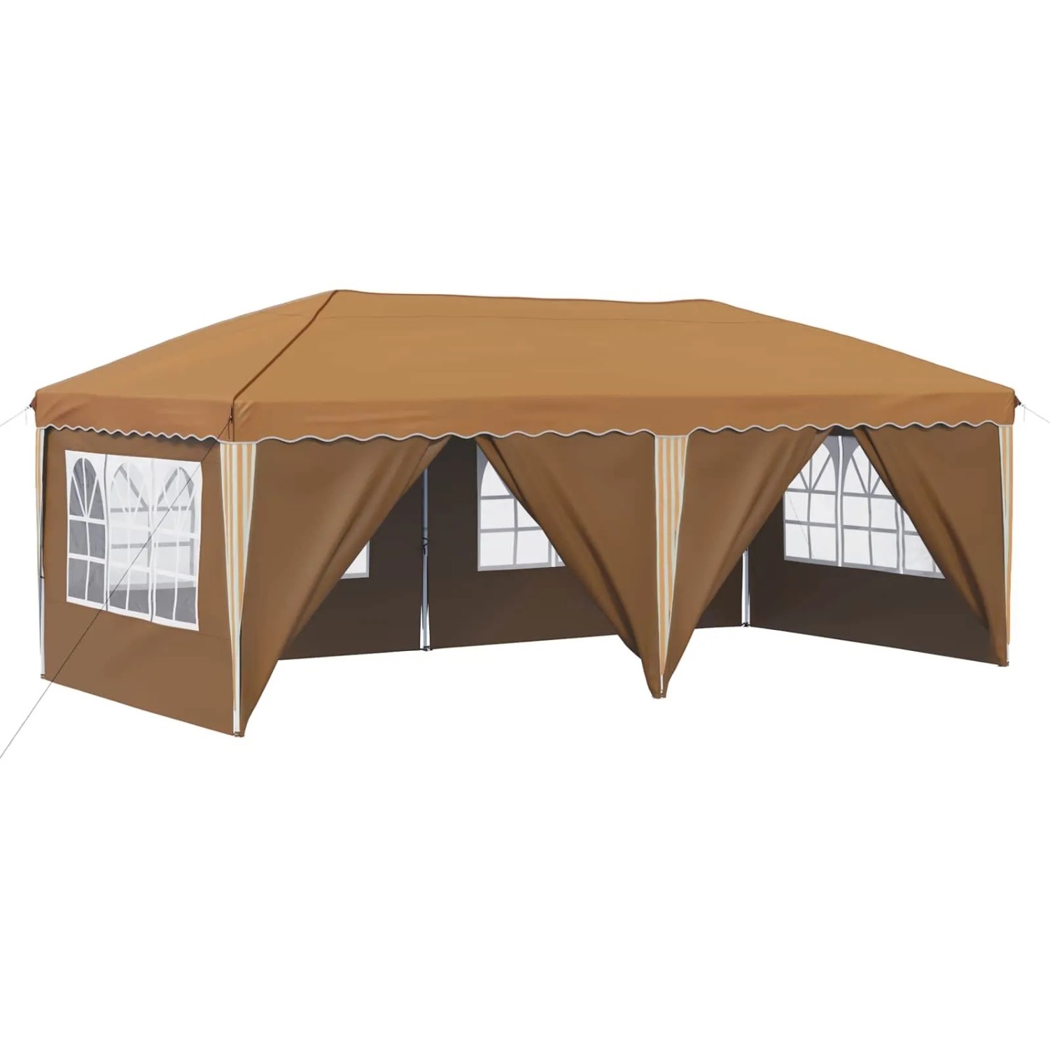 vidaXL Pop-Up Partyzelt 575 x 288 x 245 cm Beige 42019804