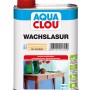 Dose Aqua Clou Wachslasur Transparent 250ml für Holzoberflächen, betont die natürliche Holzstruktur.
