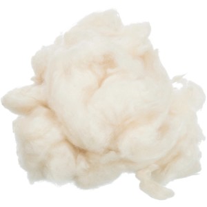 Trixie Nistmaterial Kapok, creme, 100g, weiches und wärmendes Zubehör für den Käfig.