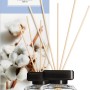 ipuro Raumduft Cotton Fields, 200ml. Raumduft mit Holzstäbchen in Glasflasche vor Verpackung.