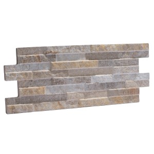 Klimex Verblender Feinsteinzeug UltraStrong Firenze 4D Creme, 40x16 cm. Wandverkleidung für Innen & Außen.