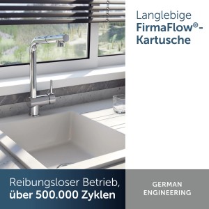 Ideal Standard Alero Küchenarmatur C-Form Chrom