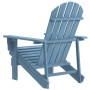 vidaXL Adirondack-Gartenstuhl Massivholz Tanne Blau 315875_4