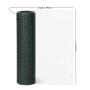 Grüner PROREGAL Maschendrahtzaun (0,5x5m) als Sechseckgeflecht, ideal für Zäune und Gehege.
