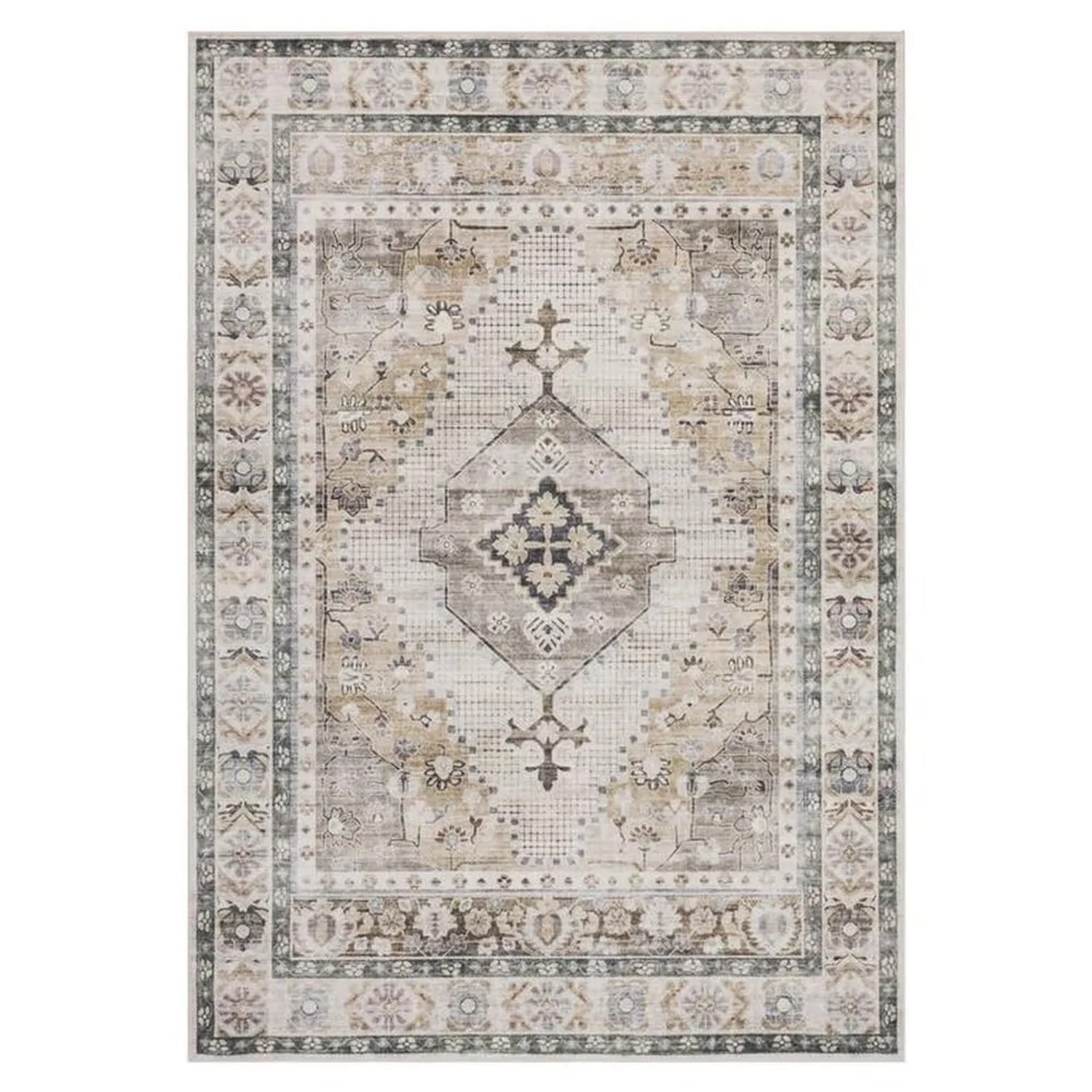 Vercai Rugs Teppich Cyrus Mehrfarbig Beige 160 x 230 cm