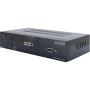 Schwaiger Receiver DVB-C Full HD 1080p FTA, Kabelreceiver in Schwarz mit USB-Anschluss.