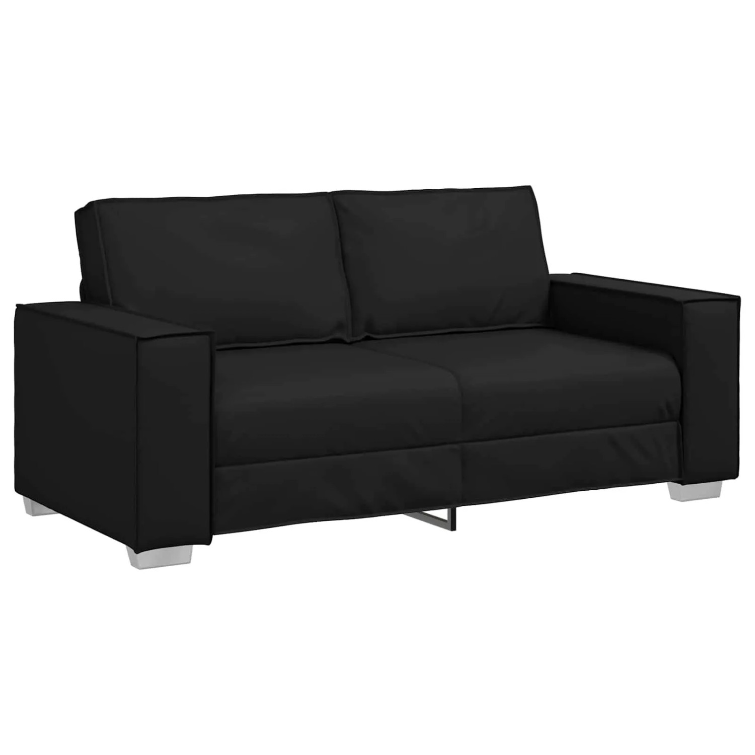 vidaXL Sofa Schwarz 180 x 80 x 84 cm Stoff 4105056