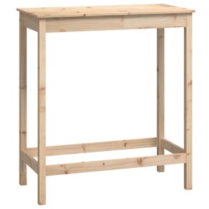 vidaXL Bartisch aus Kiefernholz, 100x50x110 cm, ideal für Küche oder Partyraum.