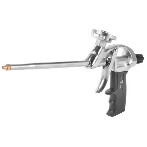 STAHLWERK Schaumpistole aus Aluminium für PU-Schaum und Bauschaum.