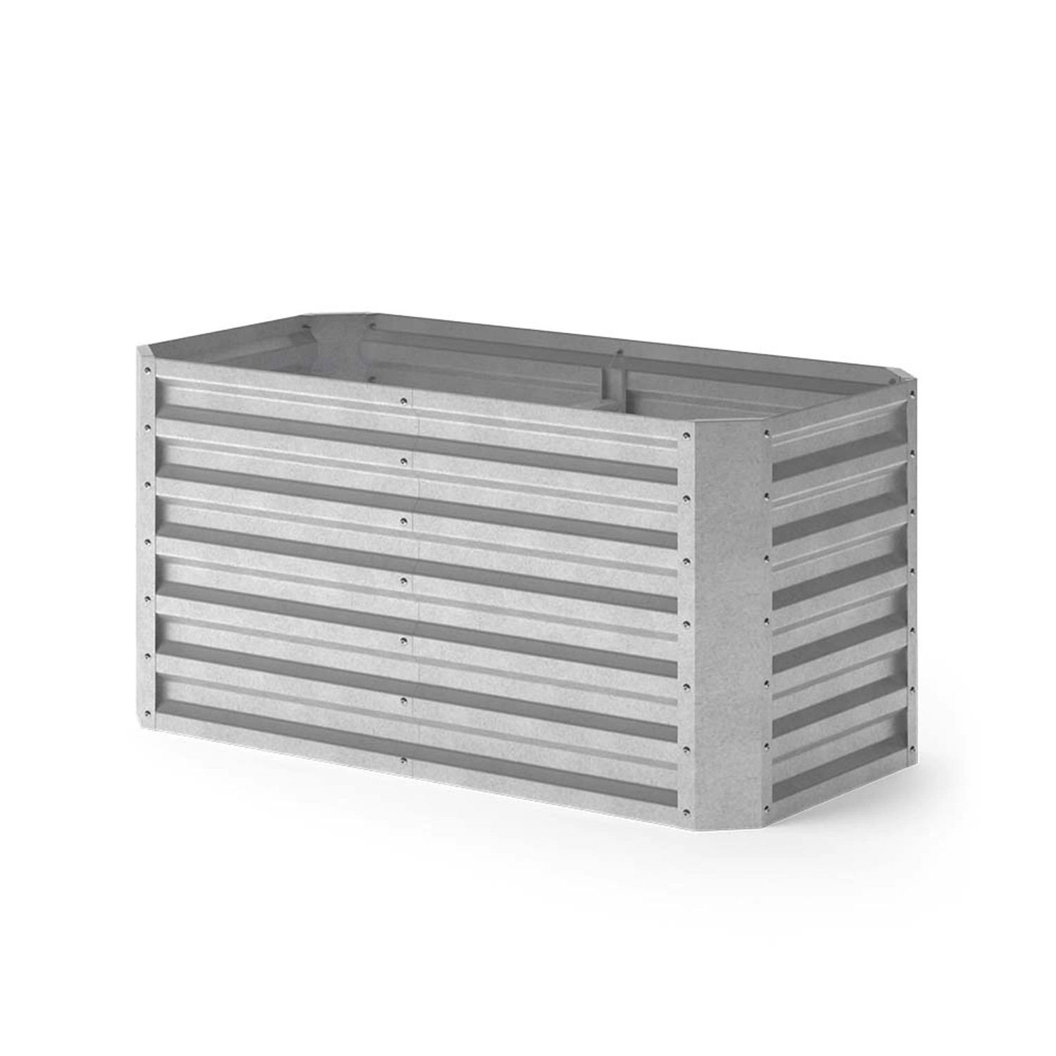 OK-Living Hochbeet Silber 120 x 60 cm