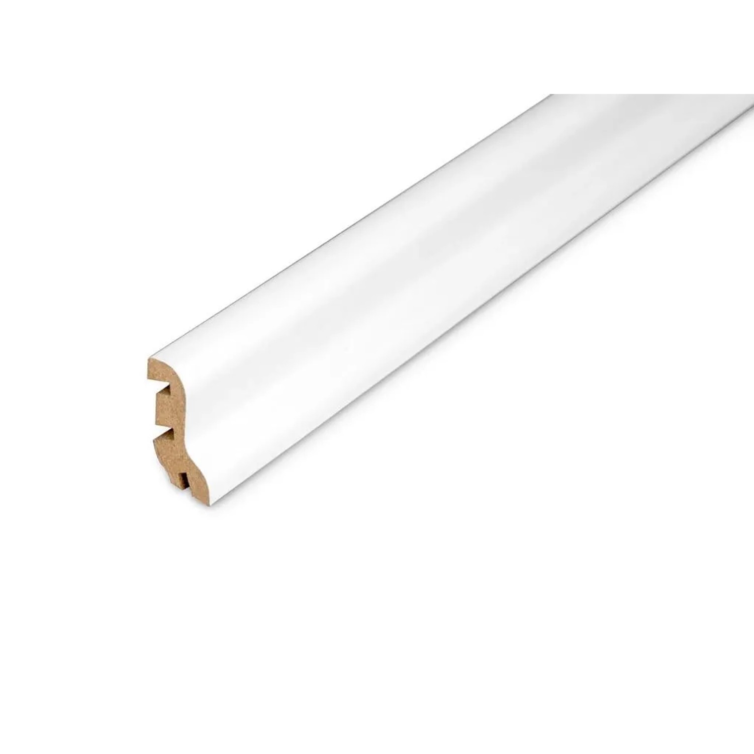 PROFI Sockelleiste Weiß Dekor MDF-Kern