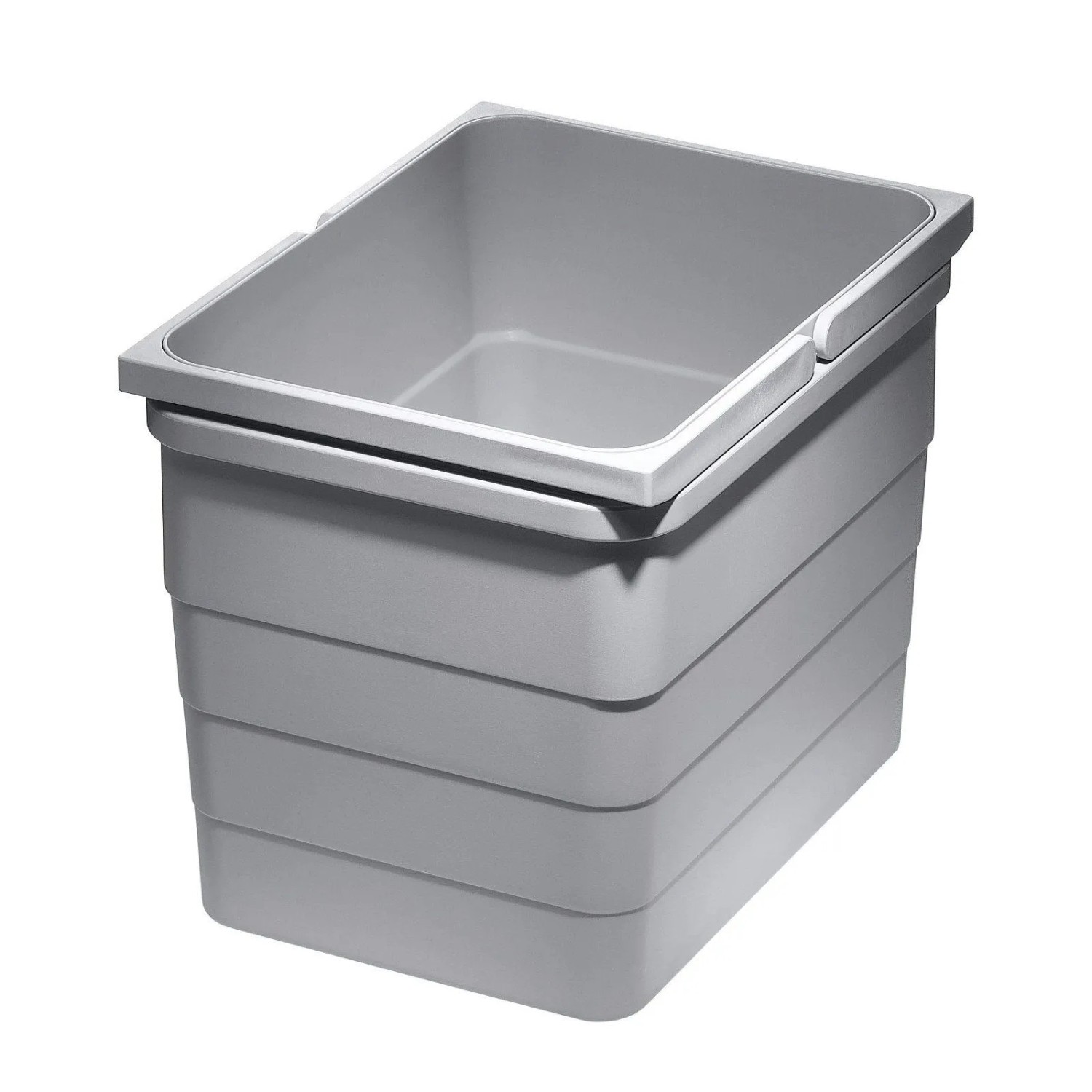 Ninka Eins2vier Abfallsammler Mülleimer 12L 220 x 306 x 230 mm Alugrau 5170 günstig online kaufen