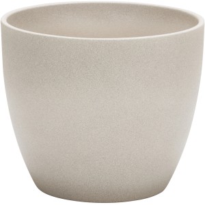 Scheurich Übertopf 920, Ø 22 cm, Taupe Stone, Keramik-Blumentopf für Innen.