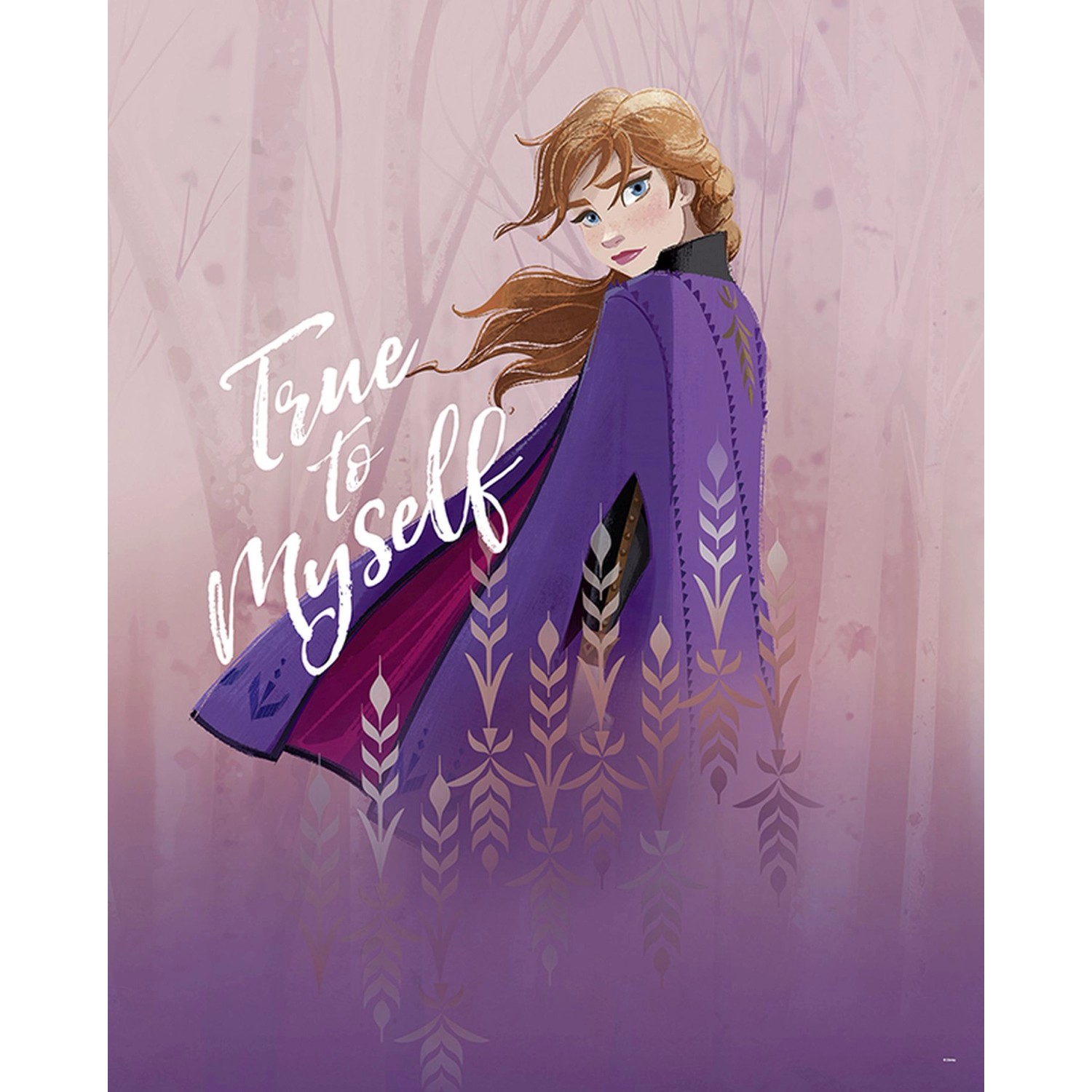 Disney Poster Die Eiskönigin Anna Lila 40 x 50 cm 610159 günstig online kaufen