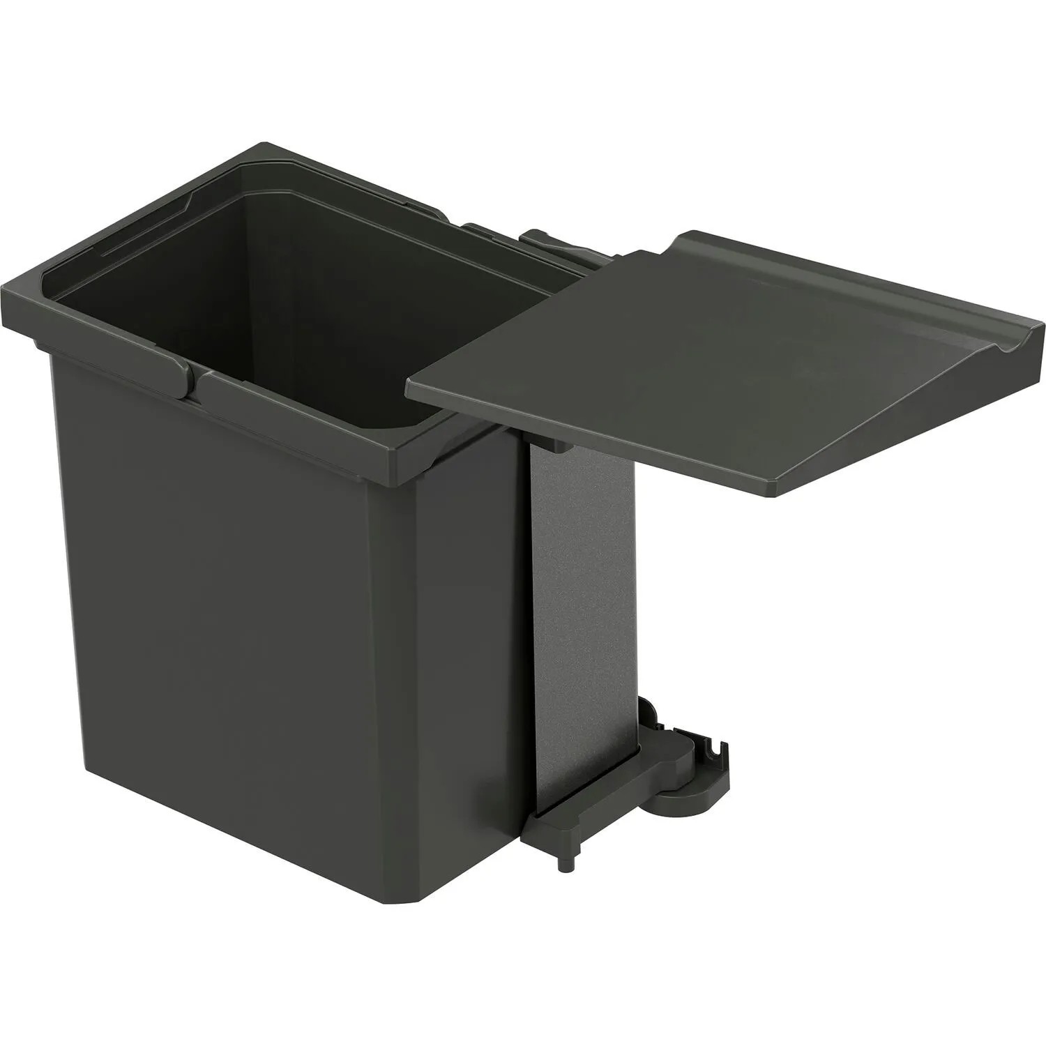 Vauth-Sagel Einbaumülleimer Envi Single Korpusbreite 450 mm 15,5, Lava