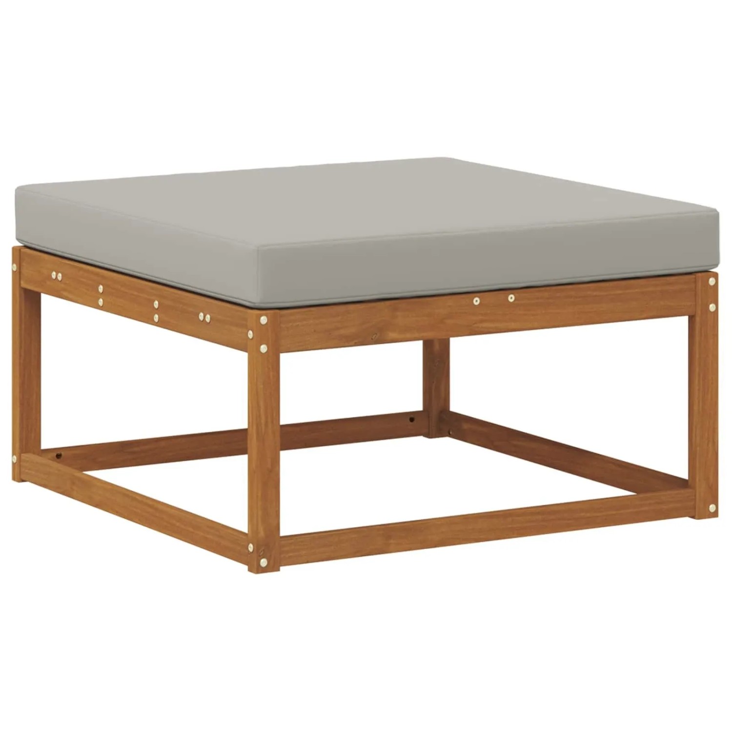 vidaXL Outdoor-Fußhocker Massivholz Akazie Natur 900528