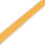 Selbstklebende, helle Alu Flachstange in Edelstahldesign, 15x2x1000 mm.
