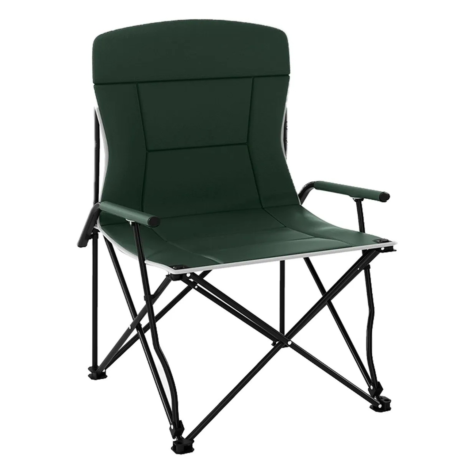 Costway Campingstuhl Faltbar mit Schirm Gepolstertem Sitz & Rückenlehne