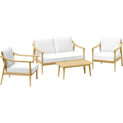 Lounge-Set Lakewood 4-teilig Akazie FSC®