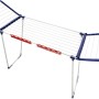 Leifheit Wäscheständer Pegasus Maxx Blau, mit extra hohen Flügeln und 18m Trockenlänge.