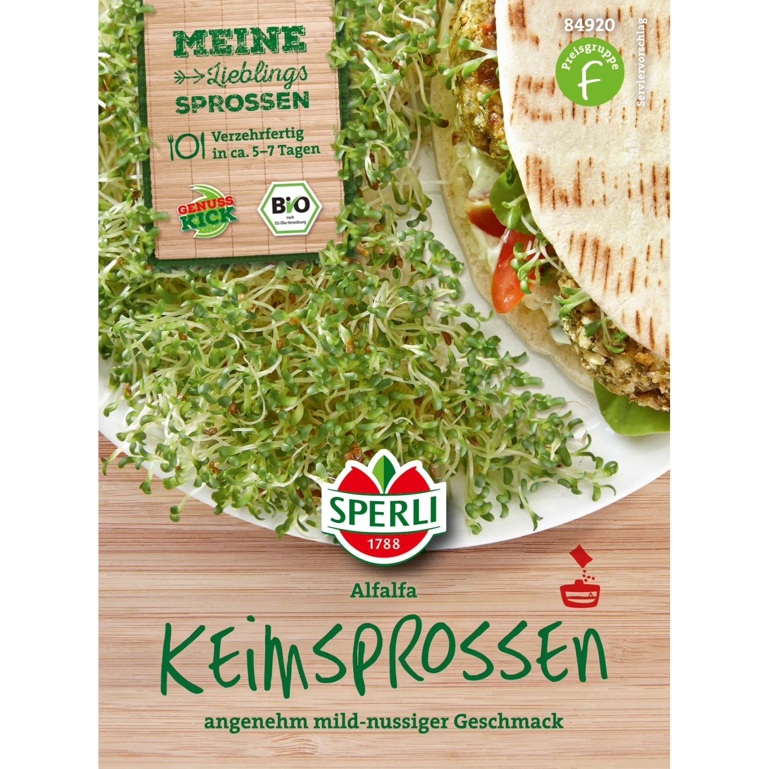 Sperli Bio-Keimsprossen "Alfalfa"