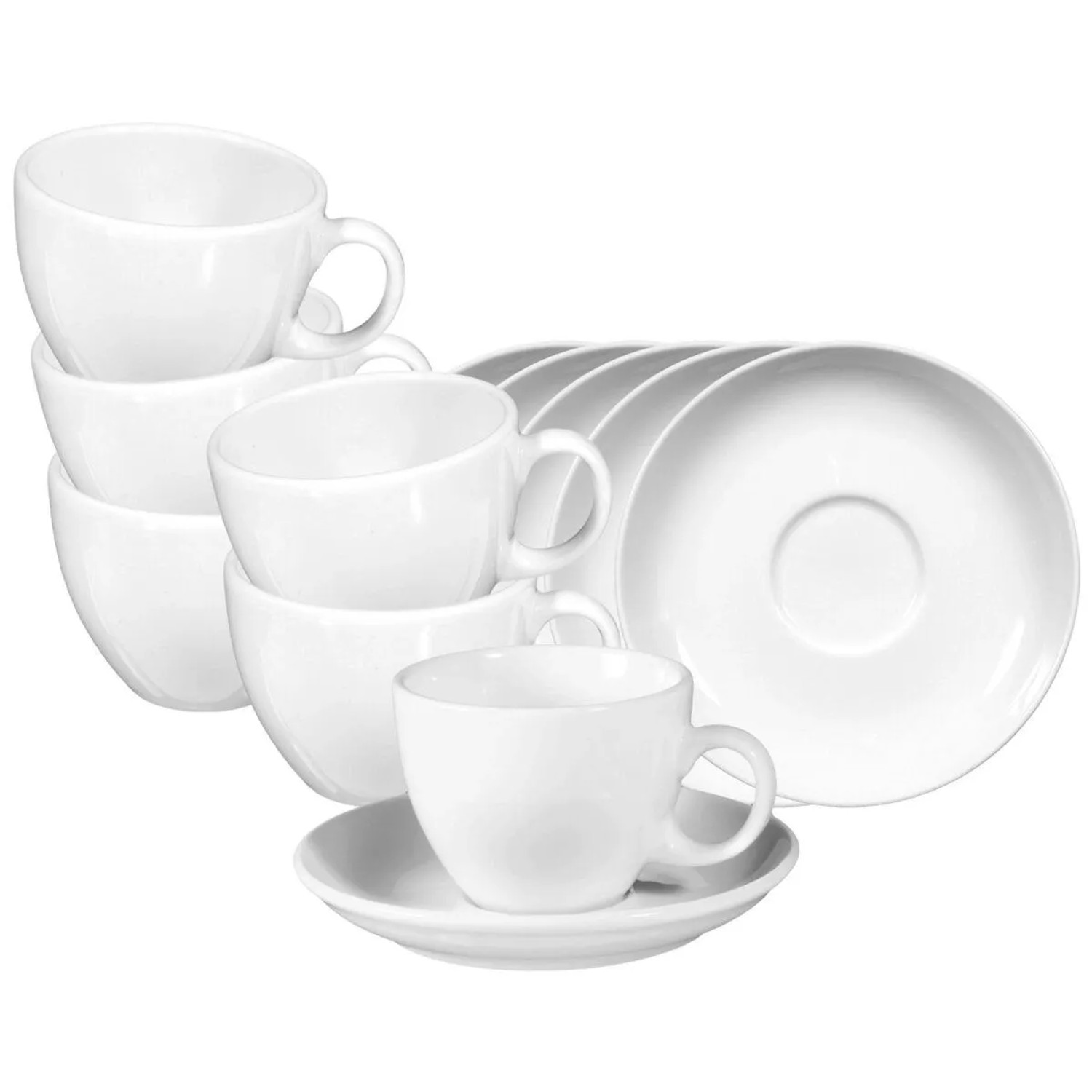 Seltmann Weiden Vip Cappuccinotasse mit Untertasse 220 ml 6er Set