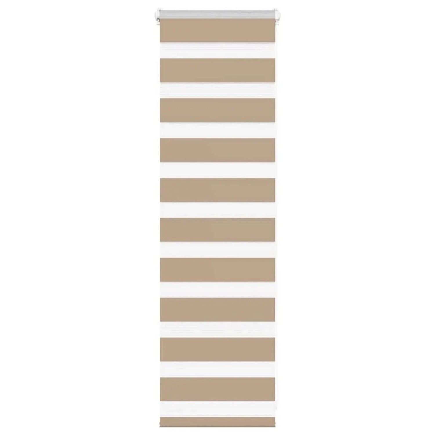 vidaXL Doppelrollo Sandbraun 50x100 cm Stoffbreite 45,9 cm Polyester 4014511