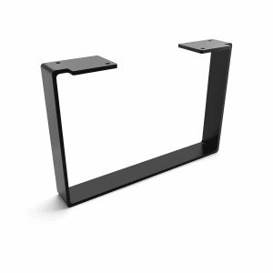 HEVVA Möbelbein LUXEMBURG 20 cm Hoch 30 cm Tief 1 Fuß Schwarz