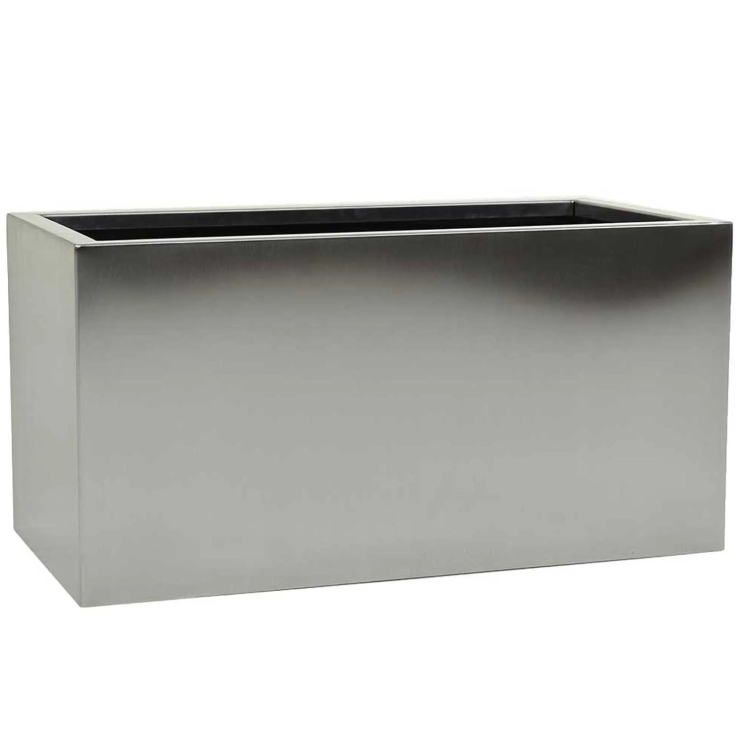Vivanno Pflanztrog Maxi 60 cm x 30 cm x 30 cm Edelstahl Gebürstet