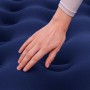 Dunkelblaue Bestway Luftmatratze Queen Size mit Hand, Camping & Gästebett.