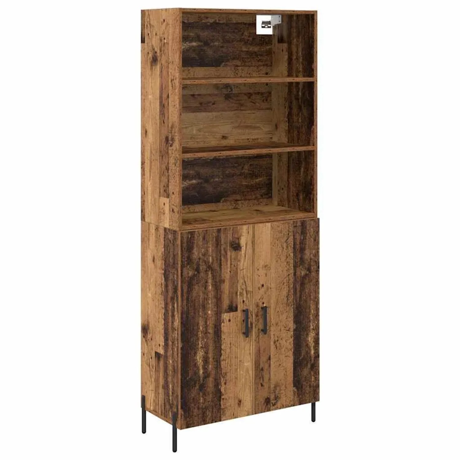 vidaXL Highboard Altholz 69,5 x 32,5 x 180 cm Holzwerkstoff 3415631 günstig online kaufen
