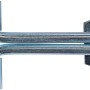 Verzinkte Überfalle mit Öse, 140 mm, für Kistendeckel und Türen.