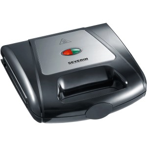 Severin Sandwich-Toaster SA 2968 (1.000 W) in Schwarz und Silber.