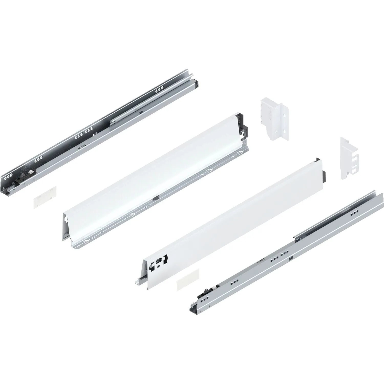 Blum Tandembox antaro M Vollauszug Blumotion 600 mm 30 kg Seidenweiß