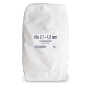 Weißer Sack Galamio Quarzsand 0,7-1,2 mm, 25kg, für Garten und Bau. Schüttgüter.