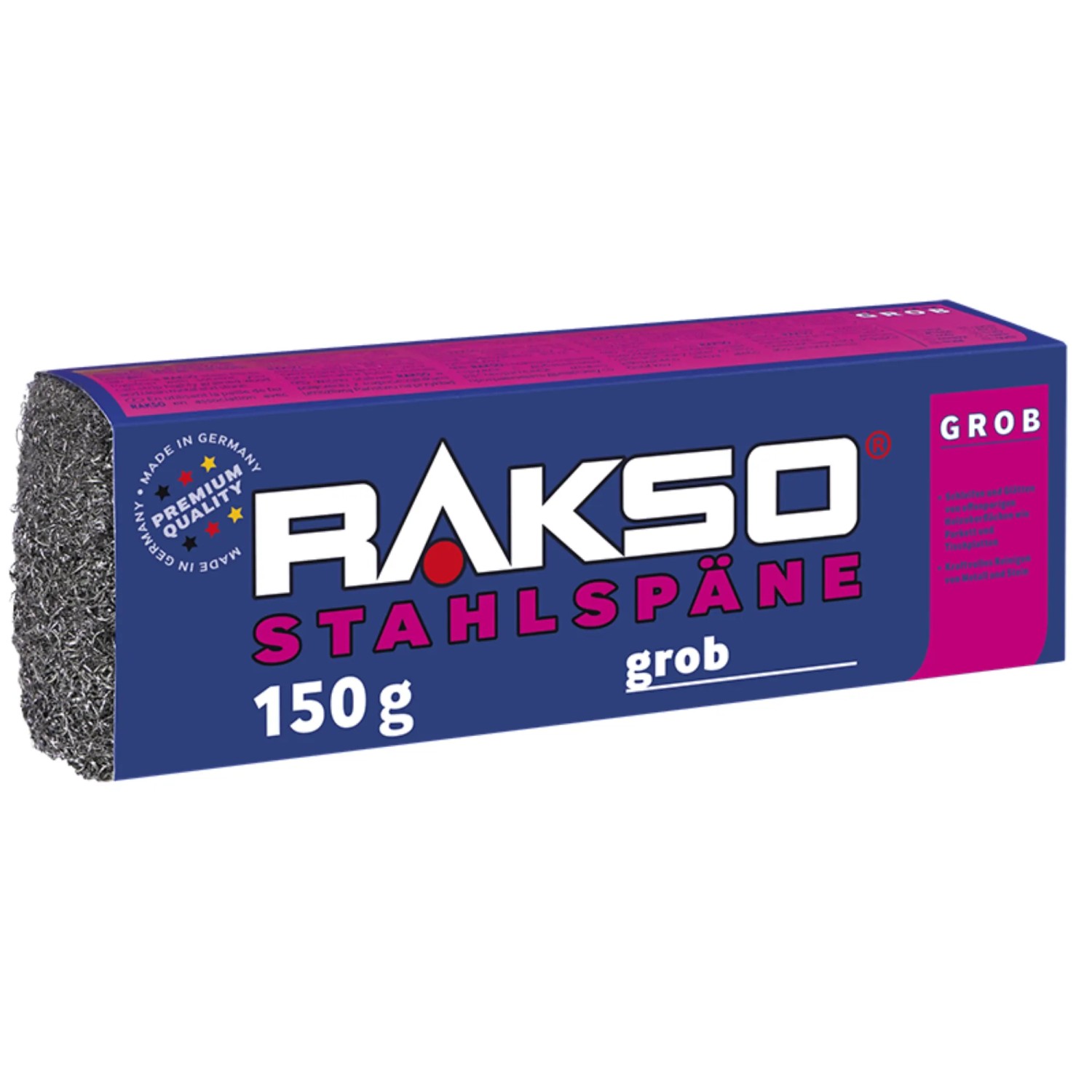 RAKSO Stahlspäne Banderole Sorte Grob 1 x 200g