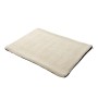 Beige Liegedecke aus Lammfell-Imitat für Juskys Hundetransportbox Lassie M.