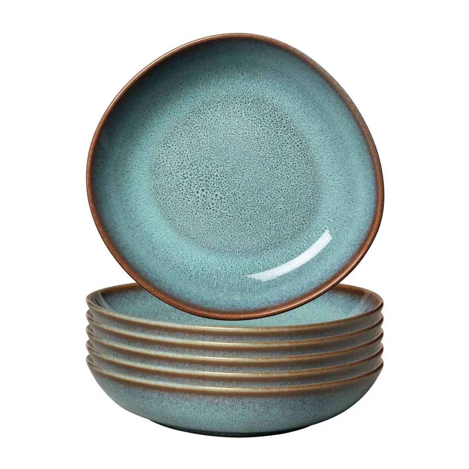 like. by Villeroy & Boch Lave Schalen Flach 21 cm 6er Set Glacé
