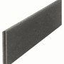 Anthrazit Tiefbordstein, 100x30x5 cm, mit Nut-Feder-Verbindung für Beet- und Randeinfassung.