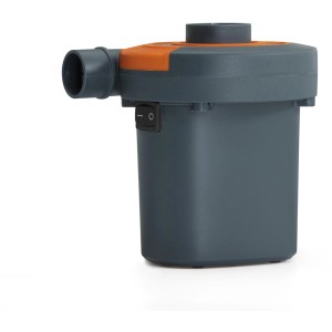 Sidewinder 12V Elektro-Luftpumpe (680 l/min) zum Aufpumpen/Entlüften mit 3 Adaptern.